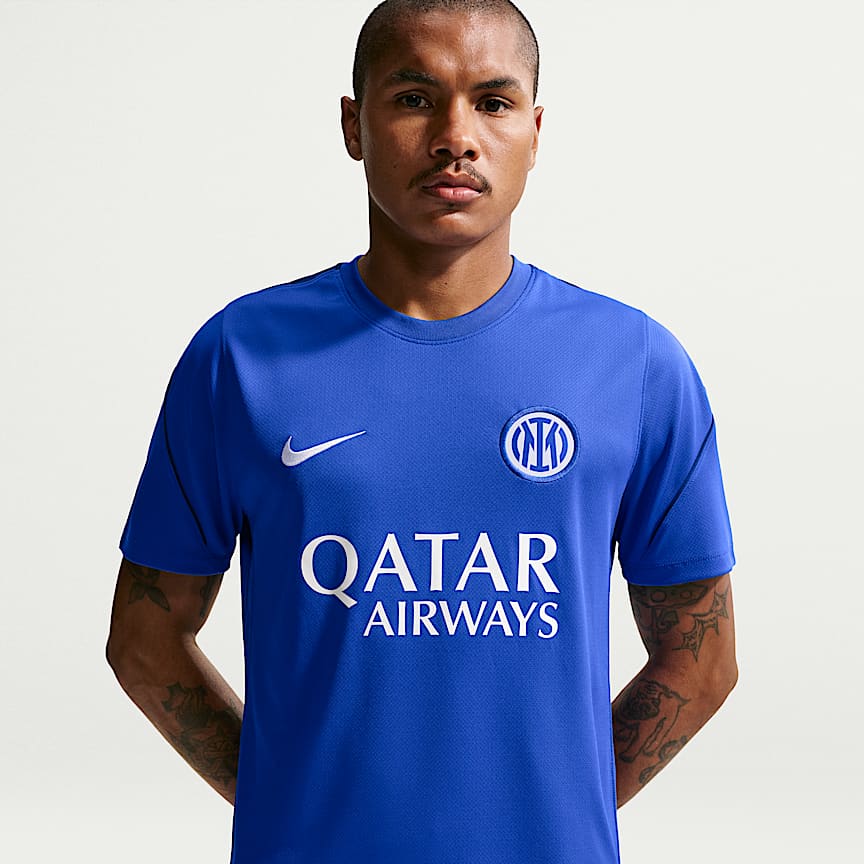 Inter Milan Men's Nike Dri-FIT Soccer Pre-Match Top. Nike.com
